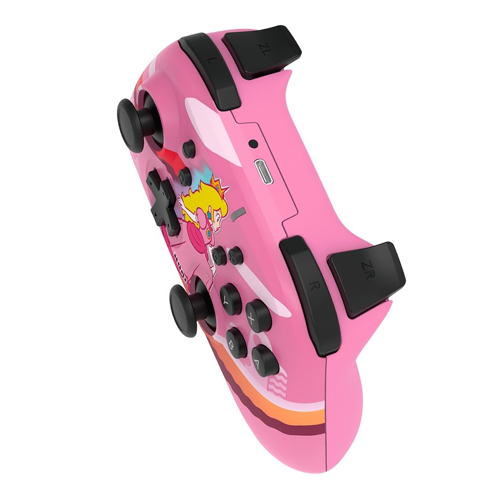 Controle Sem Fio HORI Horipad Peach, Bluetooth, para Nintendo Switch - NSW-360U - view 2
