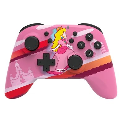 Controle Sem Fio HORI Horipad Peach, Bluetooth, para Nintendo Switch