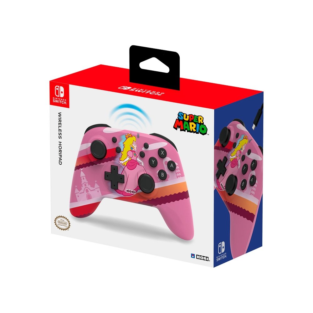 Controle Sem Fio HORI Horipad Peach, Bluetooth, para Nintendo Switch - NSW-360U - view 4