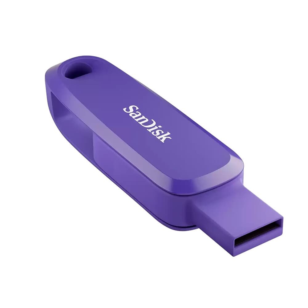 Pen Drive 256GB SanDisk Phone Drive, USB-C/A 3.2 Gen 1, Roxo - SDDDC6-256G-G46PO