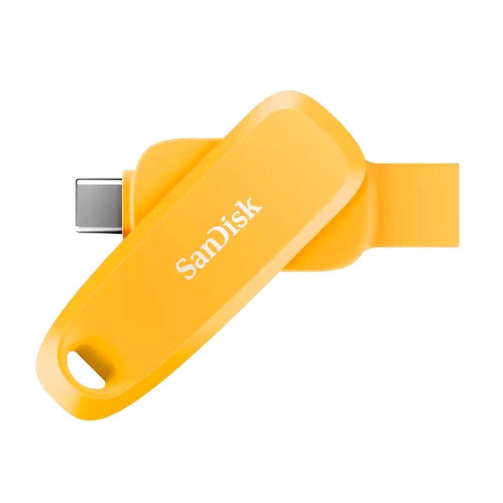 Pen Drive 512GB SanDisk Phone Drive, USB-C/A 3.2 Gen 1, Amarelo - SDDDC6-512G( Balão.info - foto 5