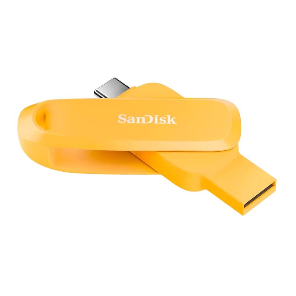 Pen Drive 256GB SanDisk Phone Drive, USB-C/A 3.2 Gen 1, Amarelo - SDDDC6-256G( Balão.info - foto 3