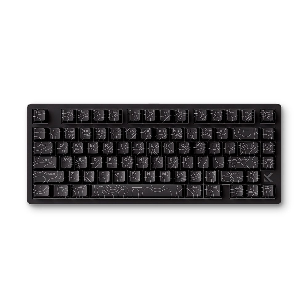 Teclado Gamer MC-Jet75-6 Black Topographic Uranus