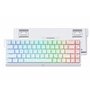 Teclado Magnético Gamer MCHOSE MC-Jet75-5, Switch Topographic Uranus, Rapid Trigger, RGB, Branco - MC-Jet75-5
