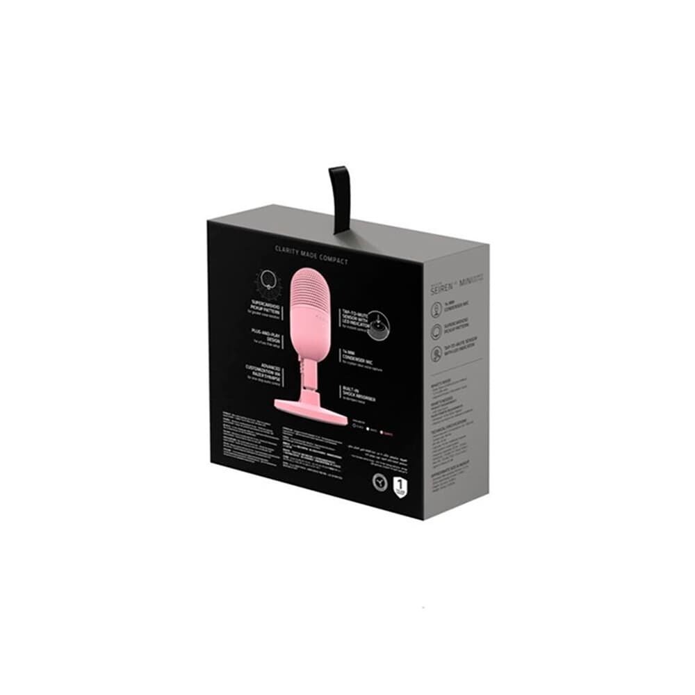 Microfone Razer Seiren V3 Mini Ultra Compacto, USB, Quartz - RZ1905050200 - view 5