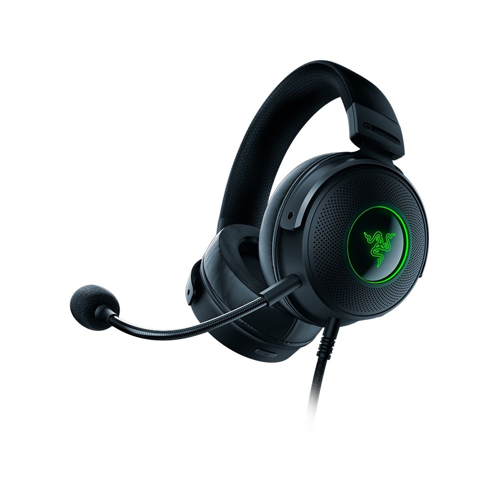Headset Gamer Razer Kraken V3 Hypersense, USB, Preto - RZ0403770100R