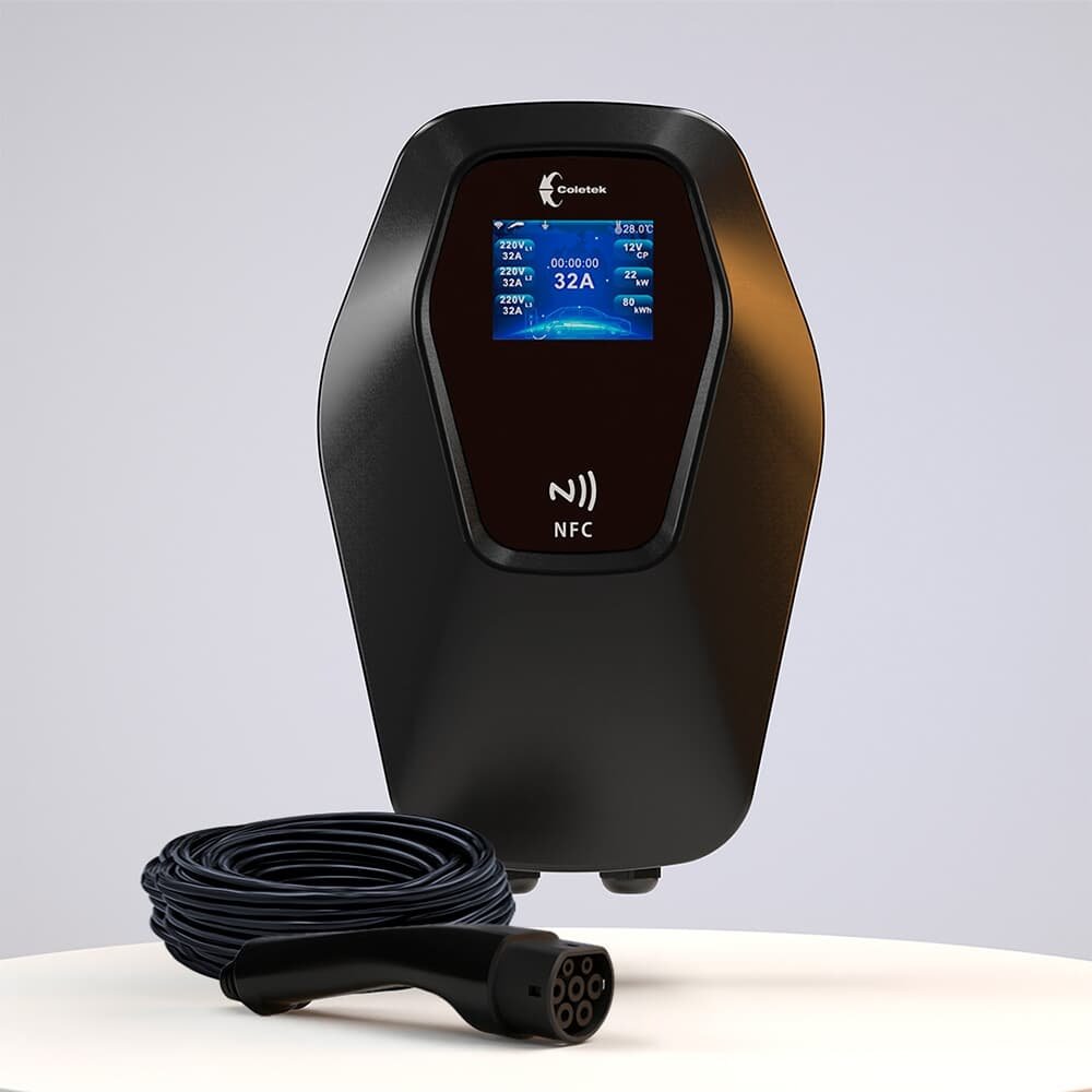 Carregador Veicular Coletek Energia AC Smart Tipo 2 - EV-07KW - view 4