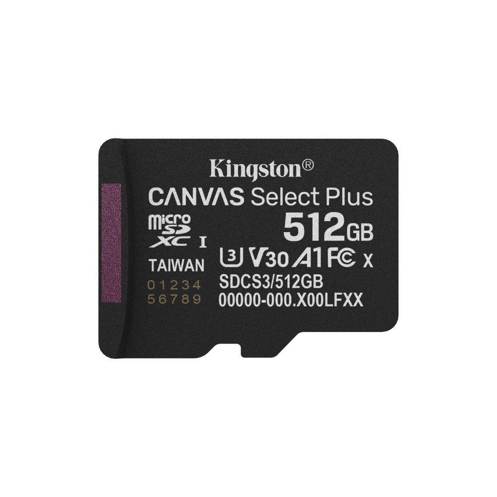 Cartão de Memória ( Balão.info), Canvas Select Plus, microSDXC, 512GB, Gen3 150MB/s, Classe A1 com adaptador - SDCS3/512GB - foto 2