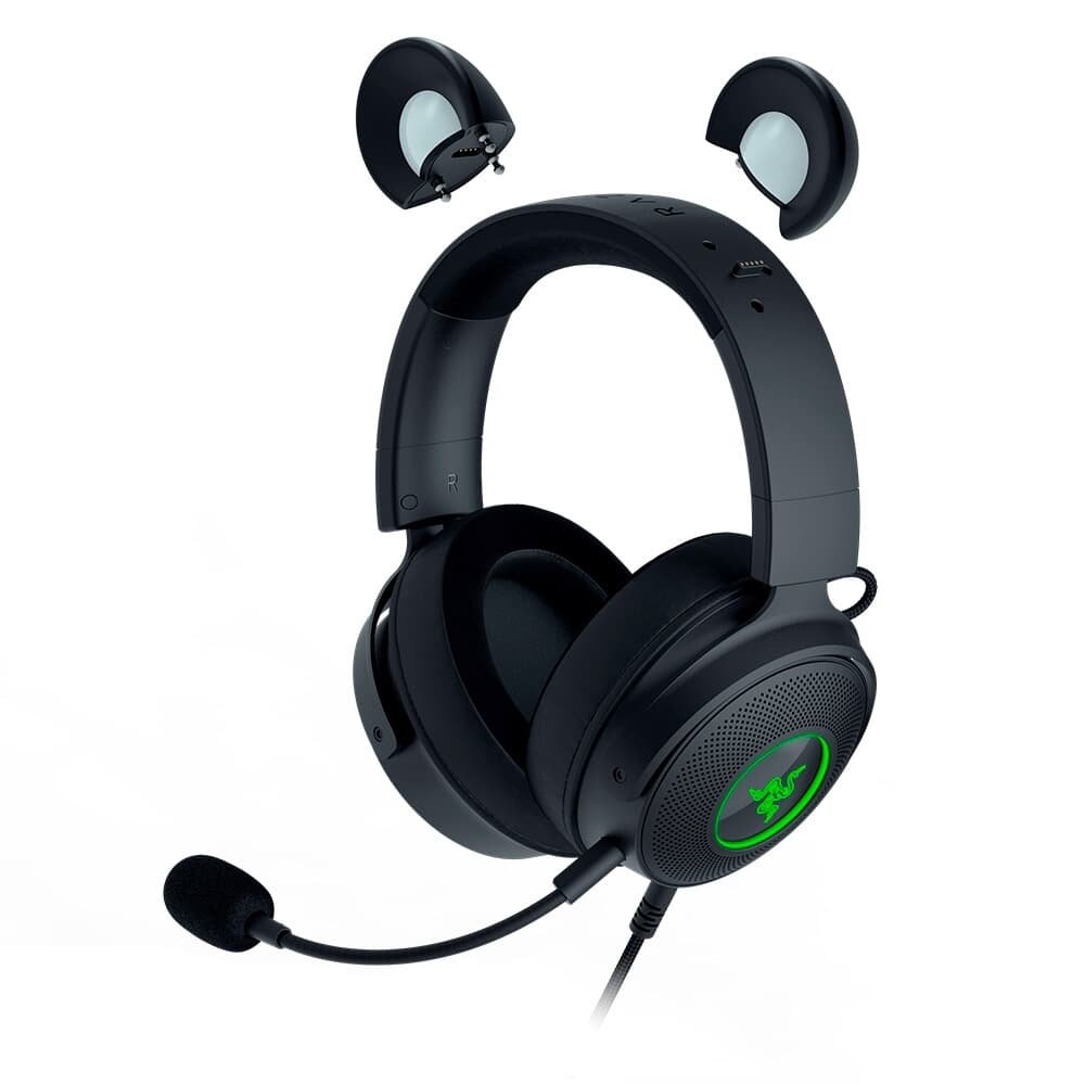 Imagem 3 de 6 do produto Headset Gamer Razer Kraken Kitty V2 Pro, RGB, USB, Preto - RZ0404510100