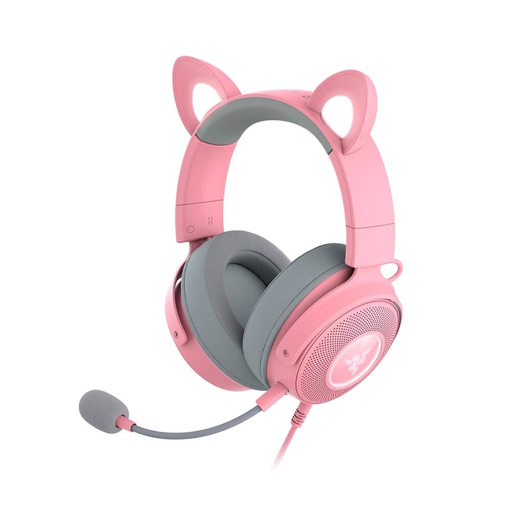 Headset Gamer ( Balão.info) Kitty V2 Pro, Chroma RGB, Som Surround 7.1, Drivers de 50mm, USB, Rosa - RZ0404510200 - foto 4