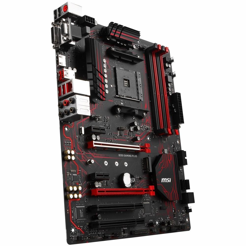 Placa-Mãe MSI p/ AMD AM4 ATX B350 GAMING PLUS DDR4 Placa-Mãe MSI p/ AMD AM4 ATX B350 GAMING PLUS DDR4