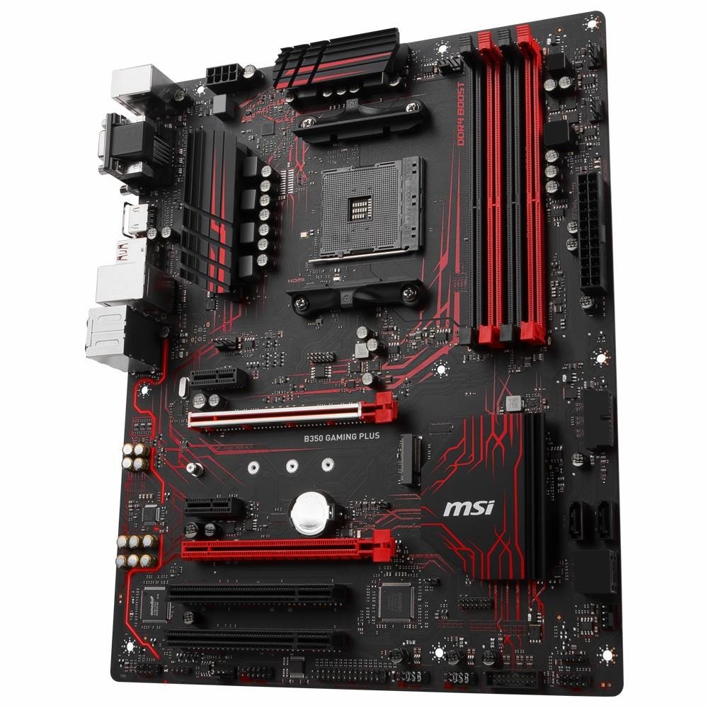Placa-Mãe MSI p/ AMD AM4 ATX B350 GAMING PLUS DDR4 Placa-Mãe MSI p/ AMD AM4 ATX B350 GAMING PLUS DDR4