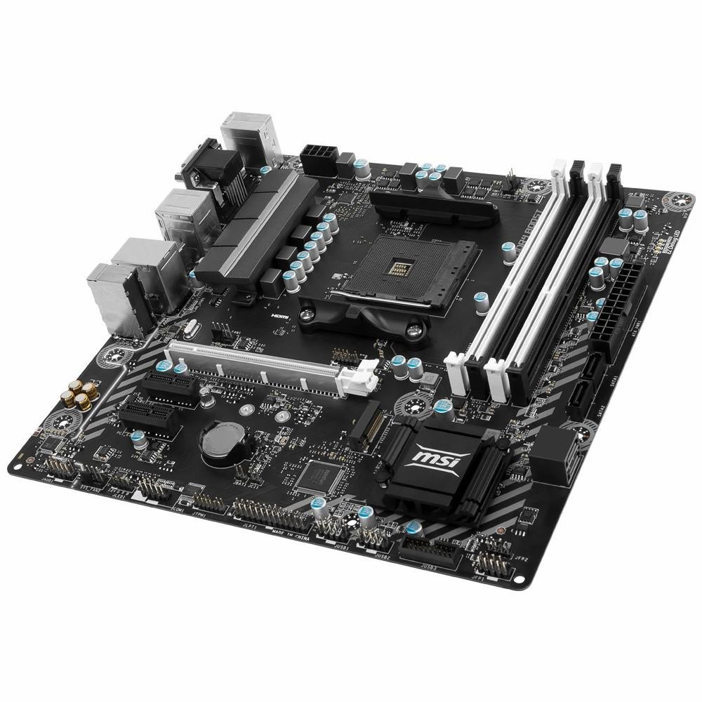 Placa-Mãe MSI p/ AMD AM4 mATX B350M BAZOOKA DDR4 Placa-Mãe MSI p/ AMD AM4 mATX B350M BAZOOKA DDR4