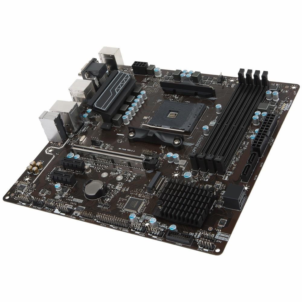 Placa-Mãe MSI B350M Pro-VDH, AMD AM4, mATX, DDR4 Placa-Mãe MSI B350M Pro-VDH, AMD AM4, mATX, DDR4