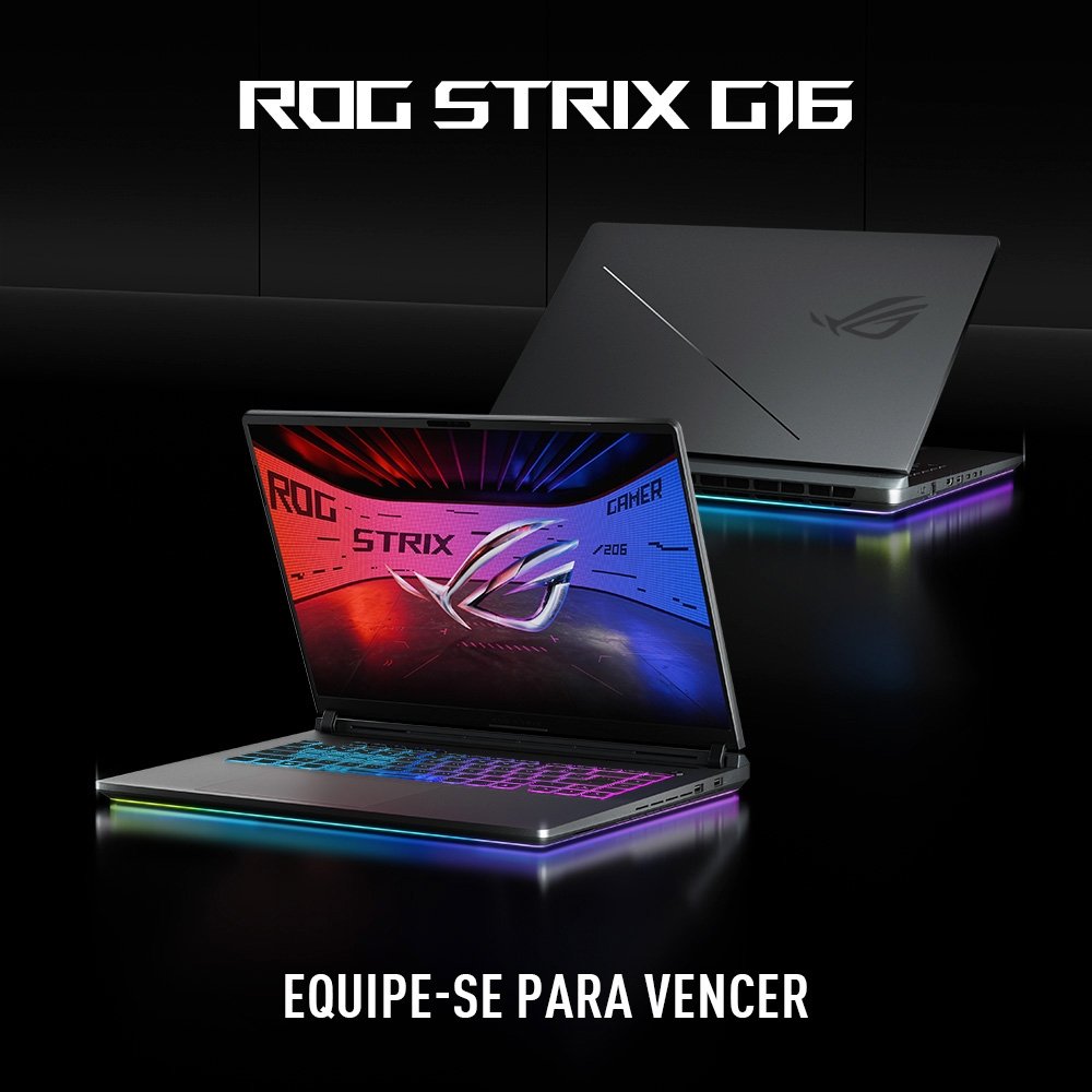 Imagem 8 de 30 do produto Notebook Gamer ASUS ROG Strix G16, Intel Core i9 14900HX, RTX5060, 16GB, 512 SSD, W11 Home, 16" FHD 240Hz, Cinza Eclipse - G615JMR-S5001W