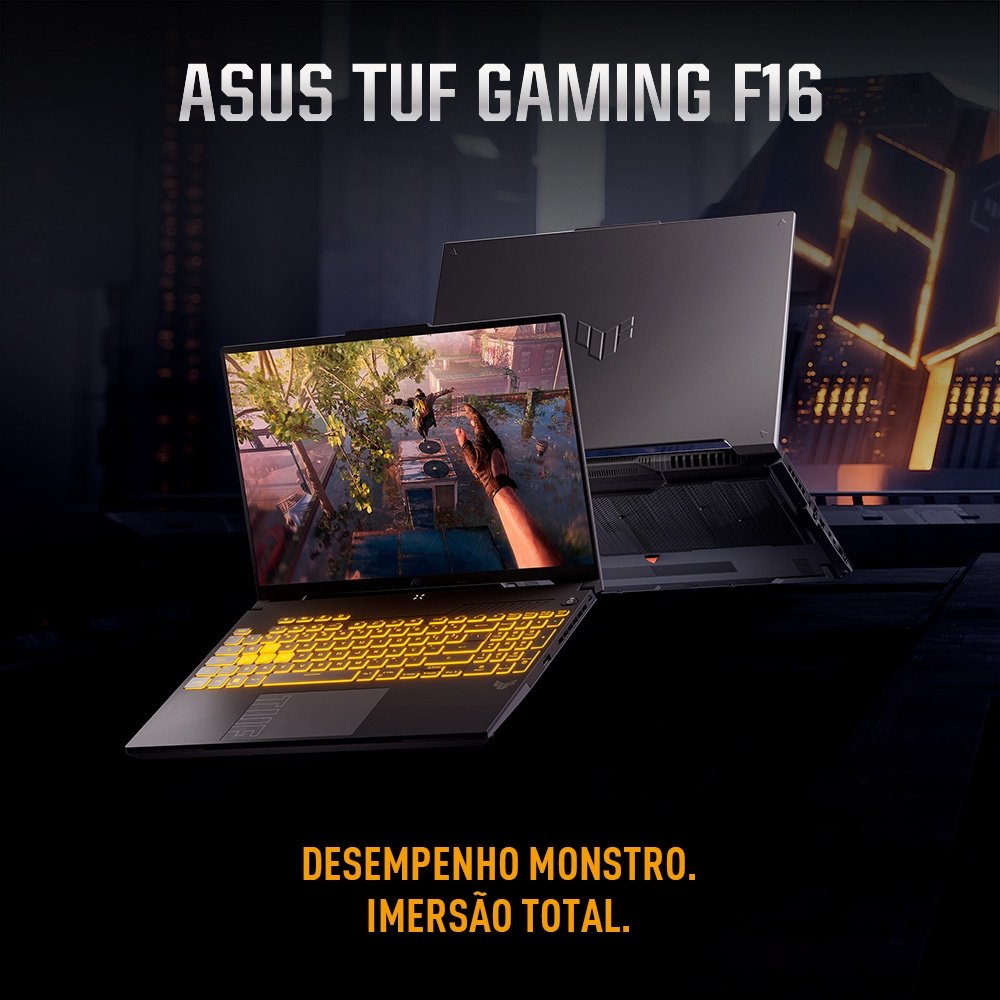 "Notebook Gamer ASUS TUF Gaming F16 Intel Core i7, GeForce RTX 4050, 8 GB, 512 GB SSD, KeepOS, 16.0"" FHD 144Hz, Cinza Mecha - FX607VU-RL008" - view 7