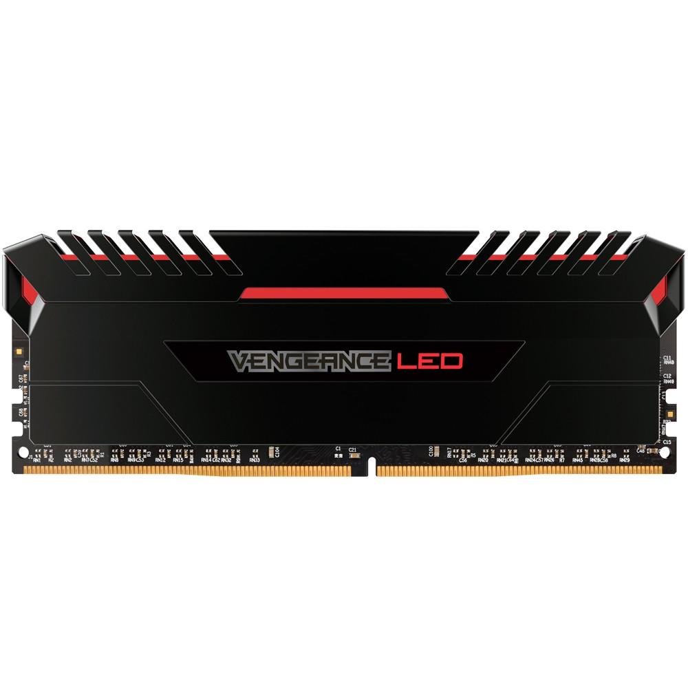 Imagem 3 de 3 do produto Memória Corsair Vengeance LED 16GB (2x8GB) 3200Mhz DDR4 CL16 Red - CMU16GX4M2C3200C16R