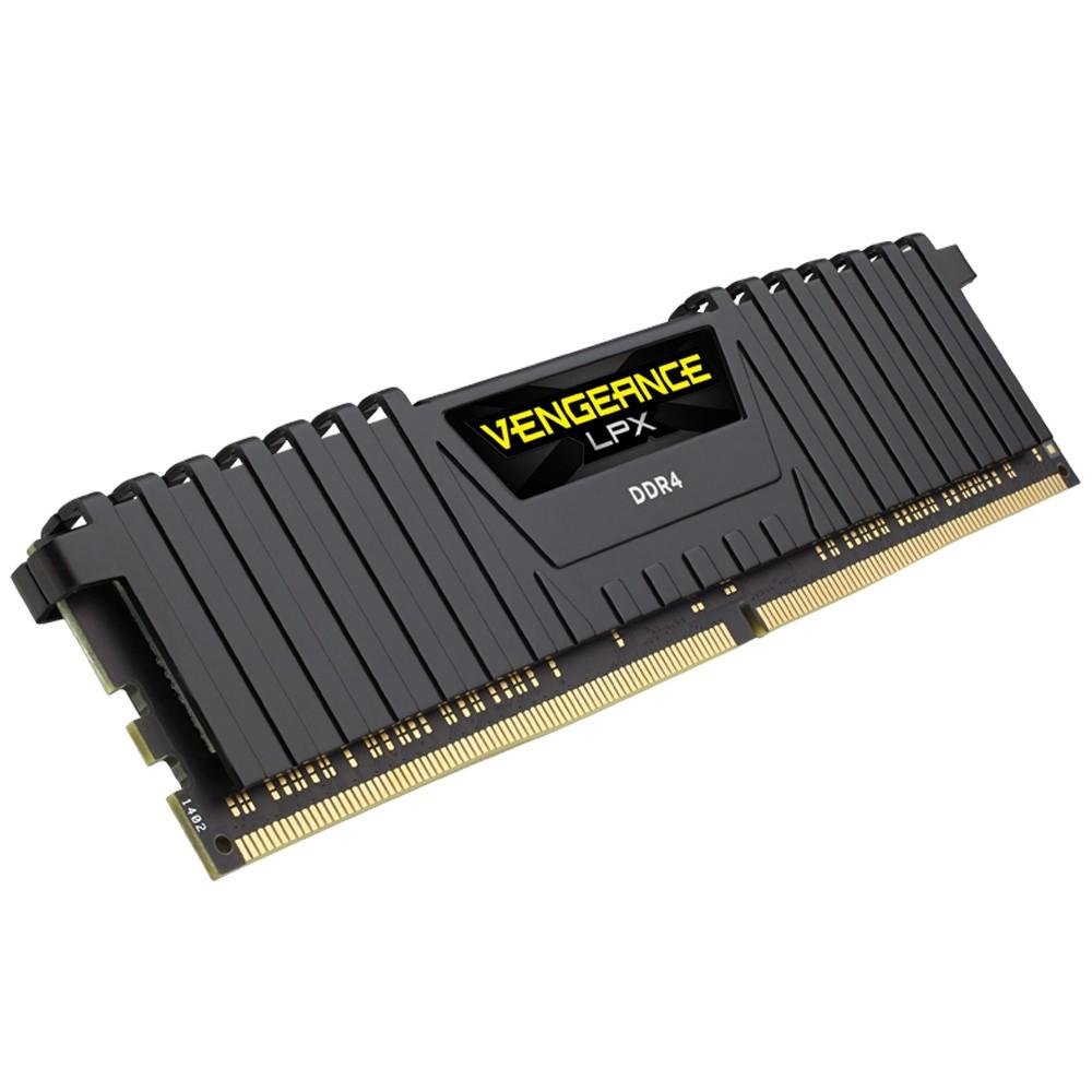 Memória Corsair Vengeance LPX 8GB (2x4GB) 3000Mhz DDR4 CL15 Black - CMK8GX4M2B3000C15 Memória Corsair Vengeance LPX 8GB (2x4GB) 3000Mhz DDR4 CL15 Black - CMK8GX4M2B3000C15