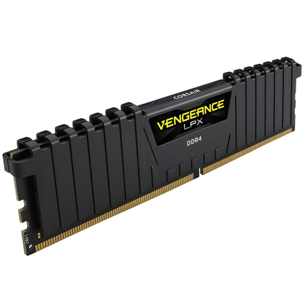 Memória Corsair Vengeance LPX 8GB (2x4GB) 3000Mhz DDR4 CL15 Black - CMK8GX4M2B3000C15 Memória Corsair Vengeance LPX 8GB (2x4GB) 3000Mhz DDR4 CL15 Black - CMK8GX4M2B3000C15