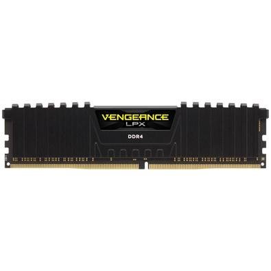 Memória RAM Corsair Vengeance LPX 16GB, 2400MHz, DDR4, CL14, Preto - CMK16GX4M1A2400C14 Memória RAM Corsair Vengeance LPX 16GB, 2400MHz, DDR4, CL14, Preto - CMK16GX4M1A2400C14