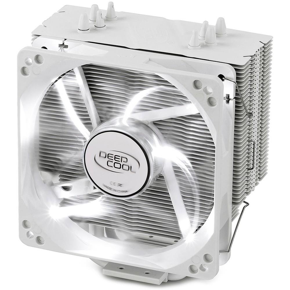 Cooler para Processador DeepCool Intel/AMD GAMMAXX 400 Silente 120mm PWM Fan With White Led Light - DP-MCH4-GMX400WH Cooler para Processador DeepCool Intel/AMD GAMMAXX 400 Silente 120mm PWM Fan With White Led Light - DP-MCH4-GMX400WH