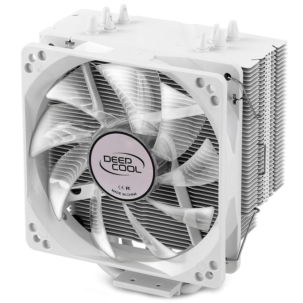 Cooler para Processador DeepCool Intel/AMD GAMMAXX 400 Silente 120mm PWM Fan With White Led Light - DP-MCH4-GMX400WH Cooler para Processador DeepCool Intel/AMD GAMMAXX 400 Silente 120mm PWM Fan With White Led Light - DP-MCH4-GMX400WH