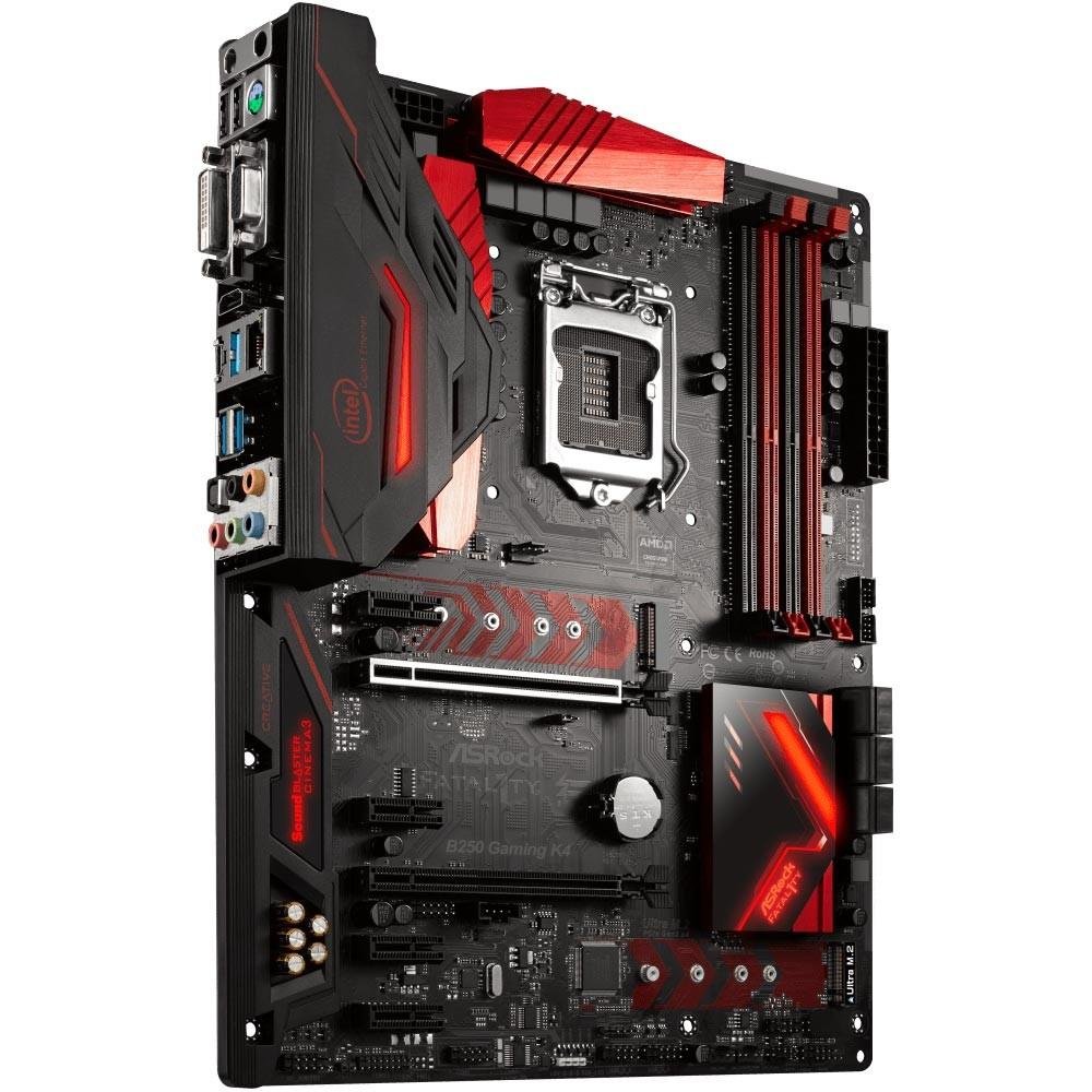 Placa-Mãe ASRock Fatal1ty B250 Gaming K4, Intel LGA 1151, ATX, DDR4