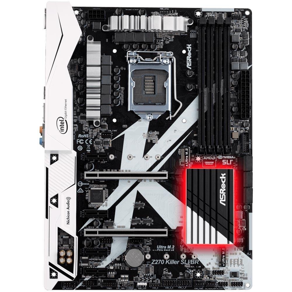 Placa Mãe ASRock Z270 Killer SLI/BR, Intel LGA 1151, ATX, DDR4
