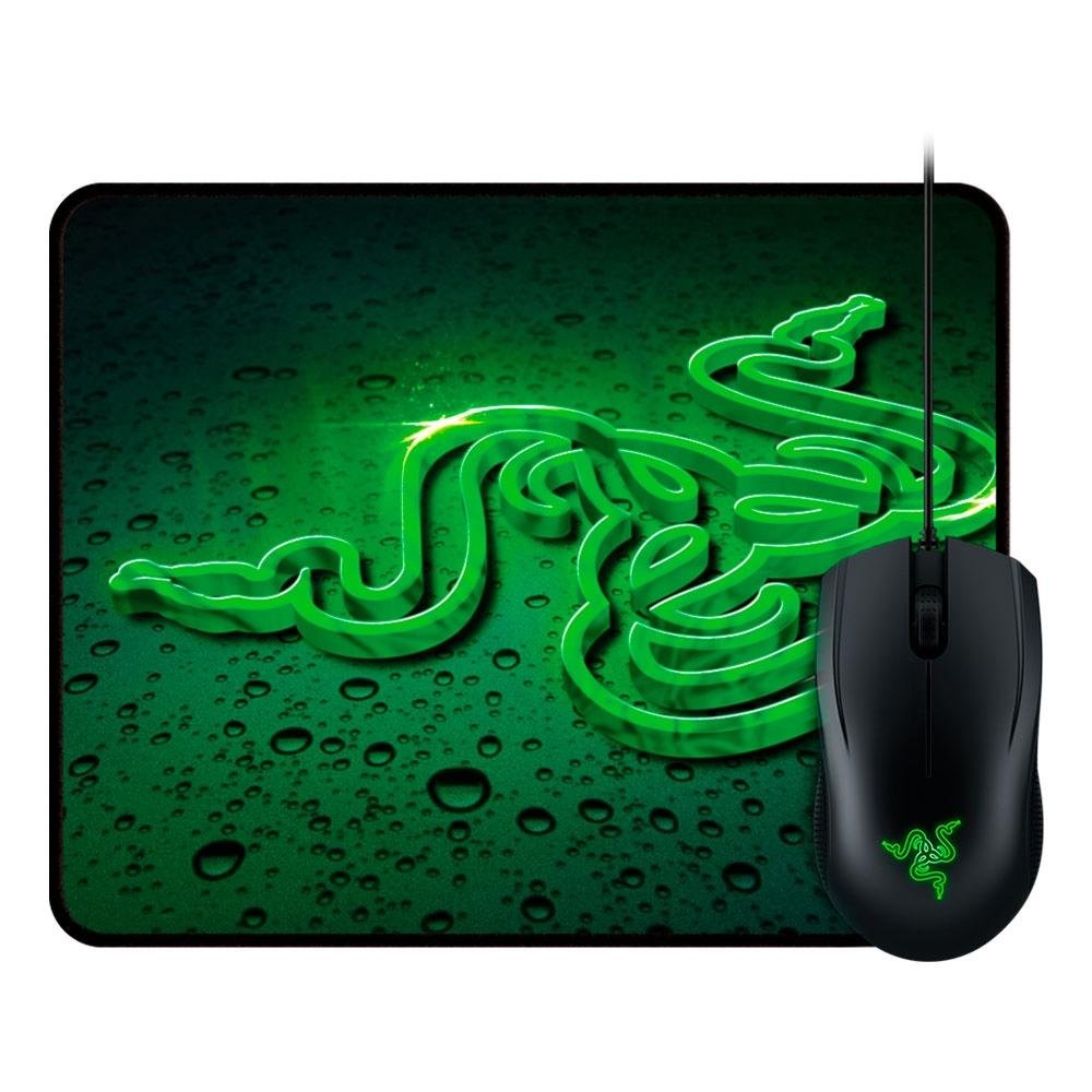 Imagem 2 de 11 do produto Kit Gamer Razer - Mouse Gamer Abyssus, 2000DPI + Mousepad Goliathus Terra, Speed, Pequeno (270x215mm) - RZ83-02020100-R3U1