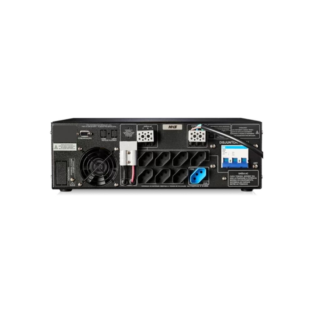Nobreak NHS Premium Senoidal, Rack, 3000VA, 8 Baterias, 9Ah, Bivolt, FP=0,9, Preto - 91.( Balão.info).030200 - foto 3