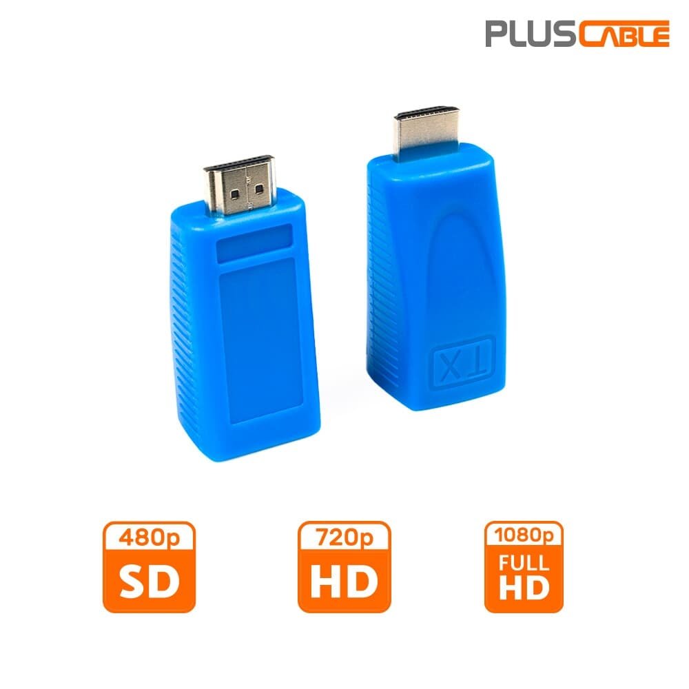 Adaptador PlusCable RJ45 Ethernet para HDMI - ADP-( Balão.info - foto 4