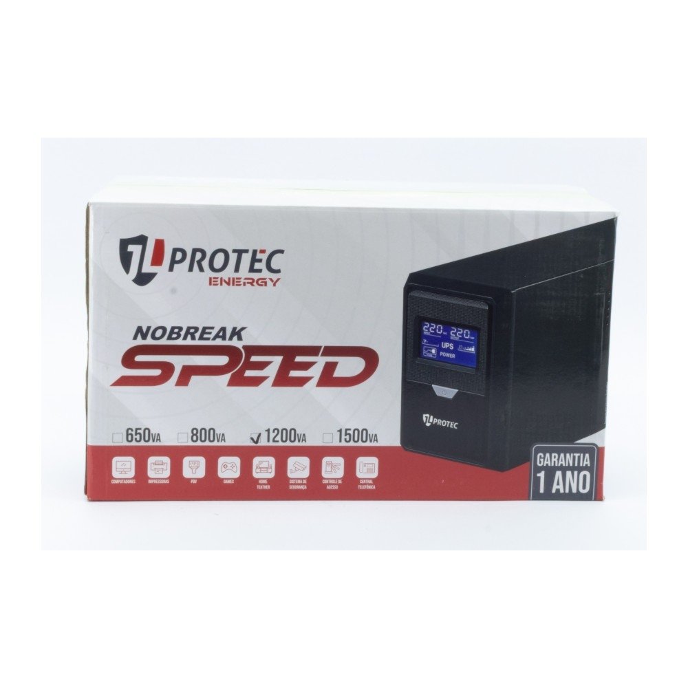 Nobreak JL Protec Speed 1200VA, Mono, 220V - JLSPEED1200VA220V - view 9