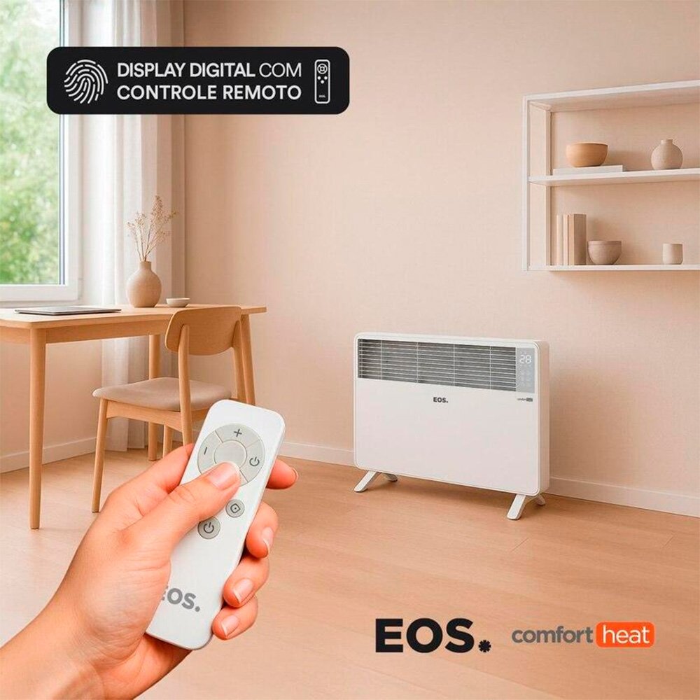 Aquecedor Eos Comfort Heat Eaq04 Eletrico, Digital Convecçao, Piso ou parede, 220V - B204695 - view 5