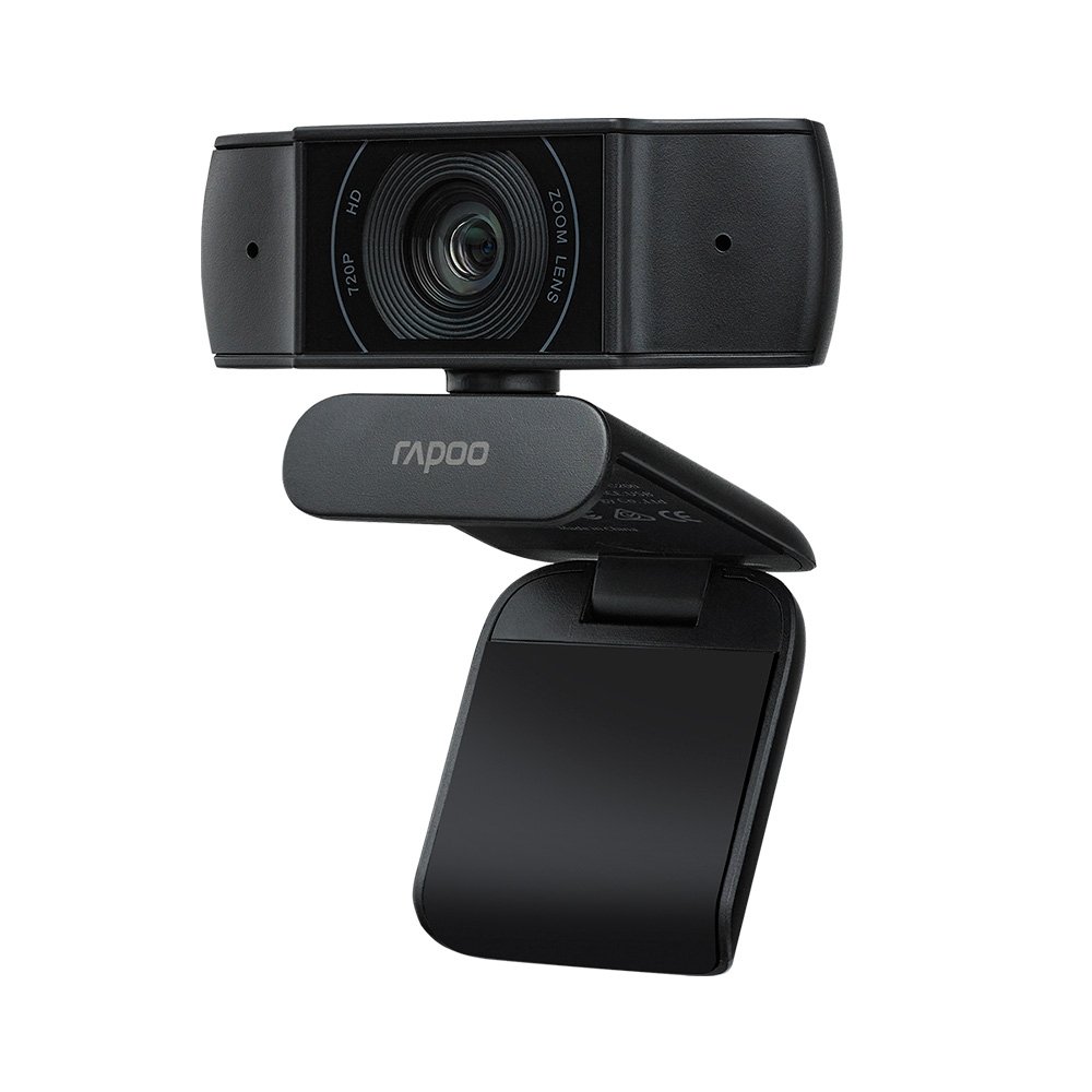 Webcam Rapoo C200 HD 720P, com Autofoco, Microfone com Cancelamento de Ruído, Preto - C200 - view 3