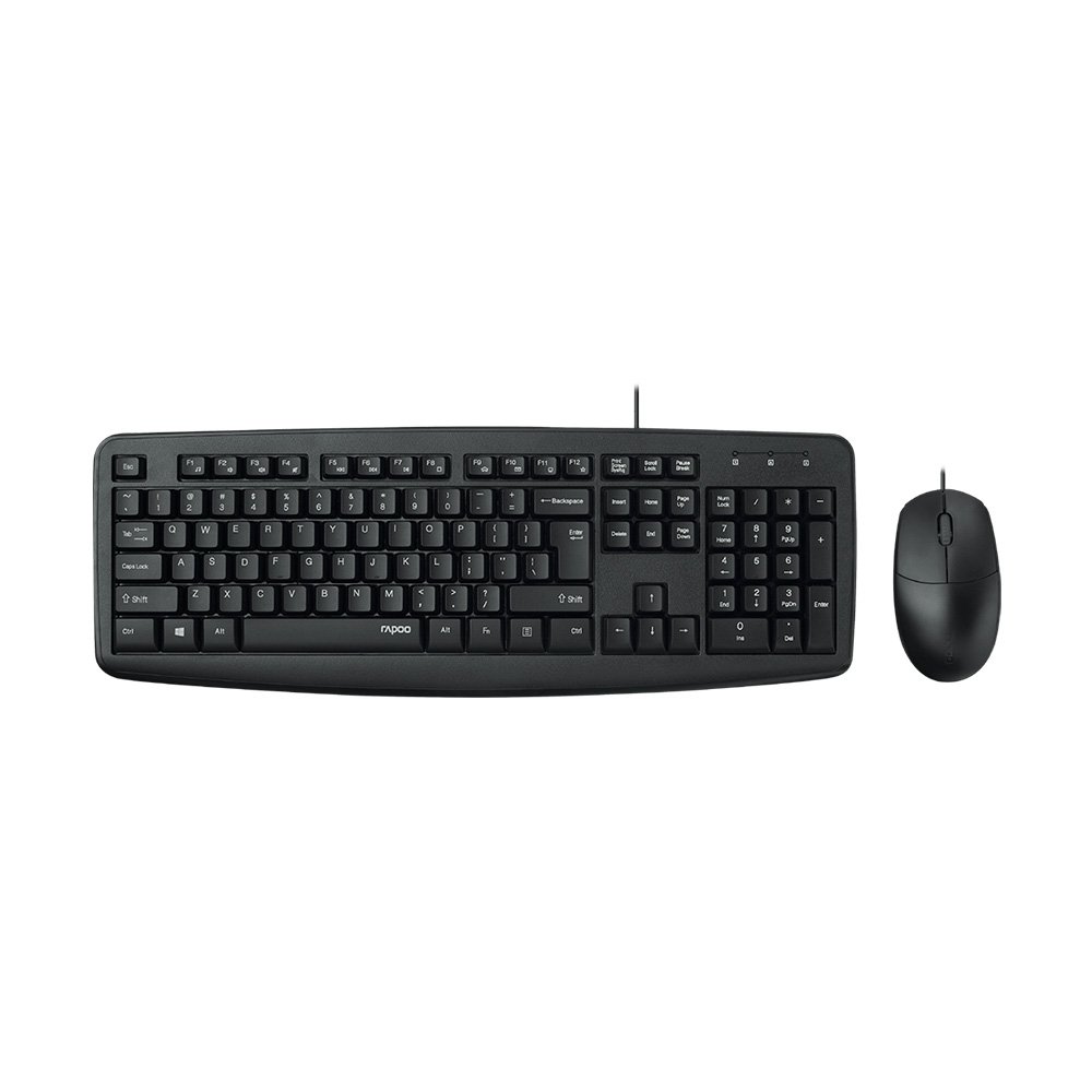 Kit Teclado e Mouse ( Balão.info) NX1600 104 Teclas, Descanso de Pulso, Óptico, 1600 DPI, USB, Preto ( Balão.info - foto 2