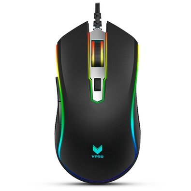 Mouse Gamer Rapoo V25S, RGB, 7000 DPI, 6 Botões Programáveis, Memória Interna...