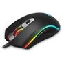 Mouse Gamer Rapoo V25S, RGB, 7000 DPI, 6 Botões Programáveis, Memória Interna, USB, Preto - V25S