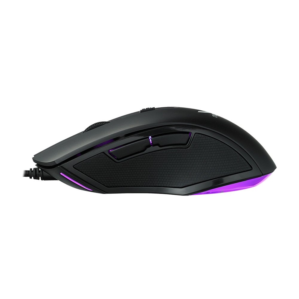Imagem 3 de 6 do produto Mouse Gamer Rapoo V20S, RGB, 7.000 DPI, 6 Botões Programáveis, Memória Interna, UBS, Preto - V20S