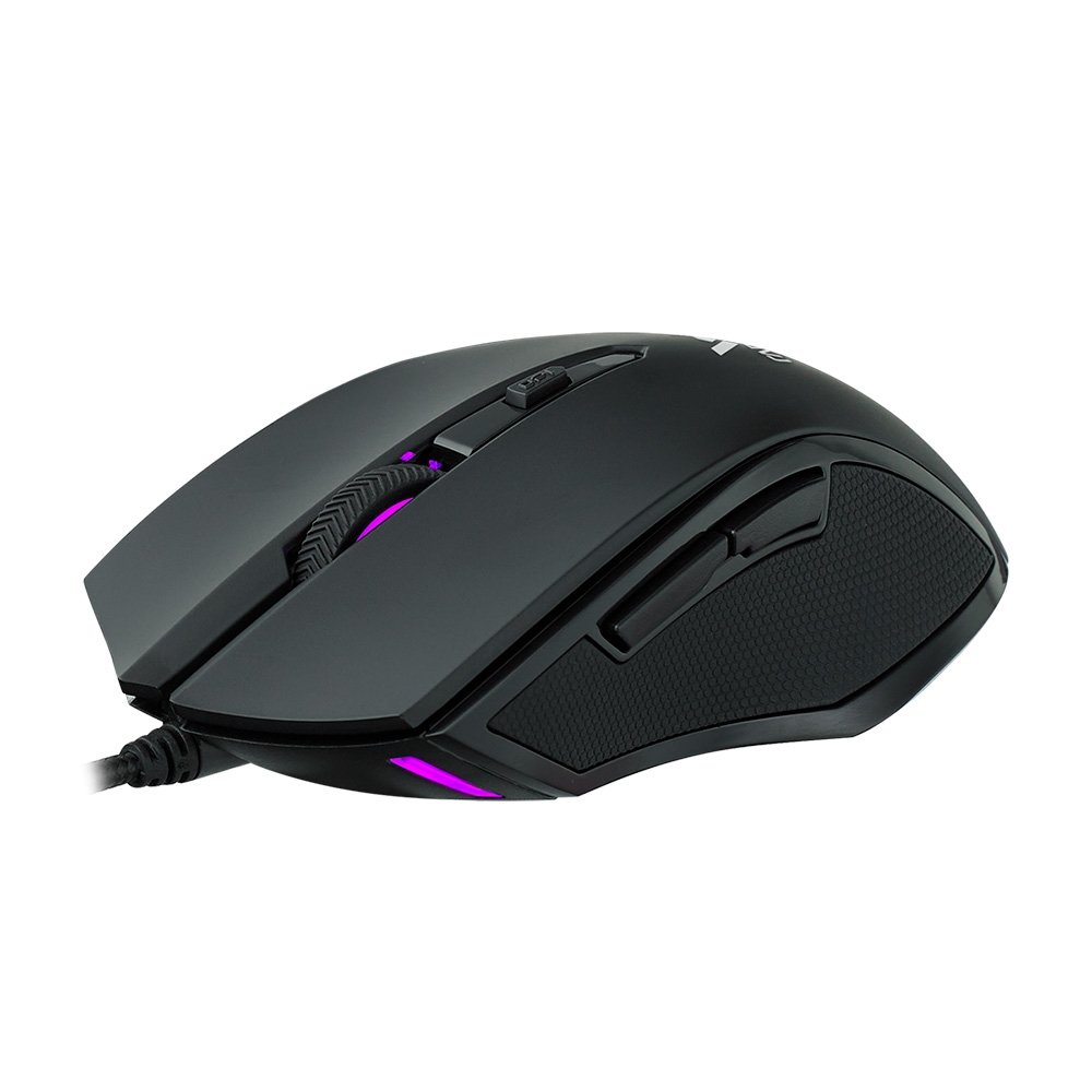 Imagem 4 de 6 do produto Mouse Gamer Rapoo V20S, RGB, 7.000 DPI, 6 Botões Programáveis, Memória Interna, UBS, Preto - V20S