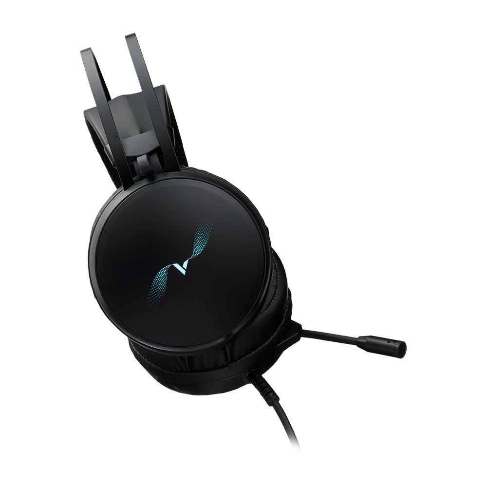 Imagem 3 de 5 do produto Headset Gamer Rapoo VH310, RGB, Surround 7.1, Microfone com Cancelamento de Ruído, Preto - VH310