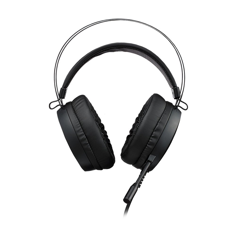 Imagem 2 de 5 do produto Headset Gamer Rapoo VH310, RGB, Surround 7.1, Microfone com Cancelamento de Ruído, Preto - VH310