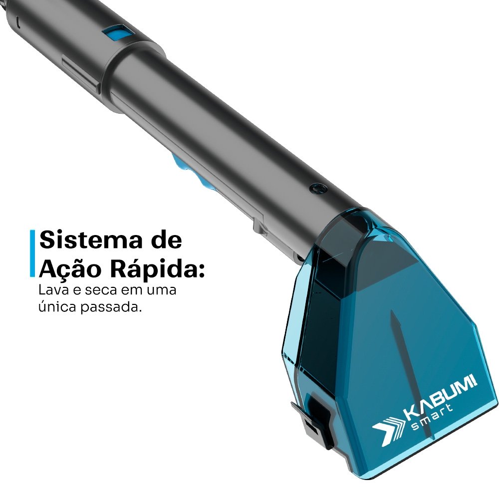 Extratora de Sujeira Balão.info! smart Fiber Pro, Pulveriza, Esfrega e Extrai, Com Sistema de Autolimpeza, Sucção Forte 11KPa, 127V - ( Balão.info - foto 5