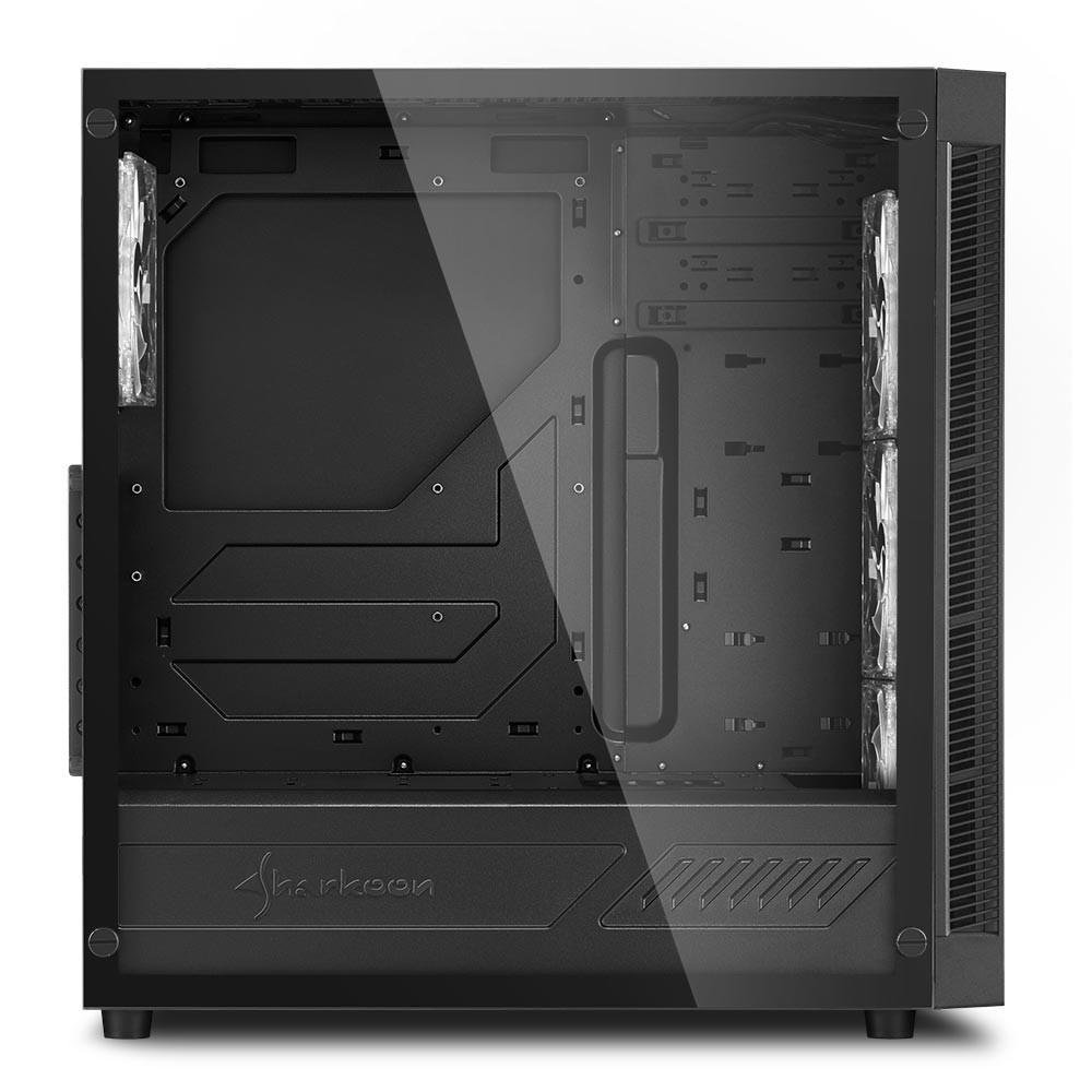 Gabinete Sharkoon TG5 Green Vidro Temperado 4mm Led Fan 12cm ATX Gabinete Sharkoon TG5 Green Vidro Temperado 4mm Led Fan 12cm ATX