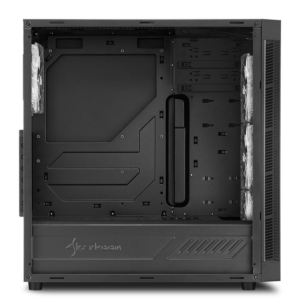 Gabinete Sharkoon TG5 Green Vidro Temperado 4mm Led Fan 12cm ATX Gabinete Sharkoon TG5 Green Vidro Temperado 4mm Led Fan 12cm ATX