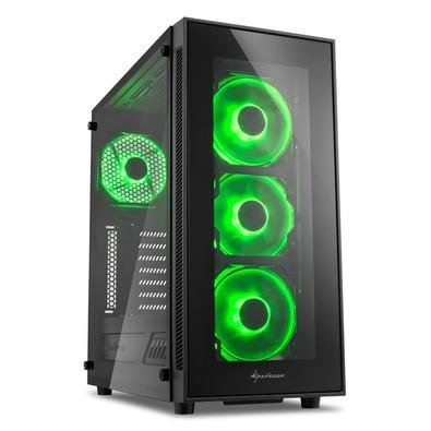 Gabinete Sharkoon TG5 Green ATX