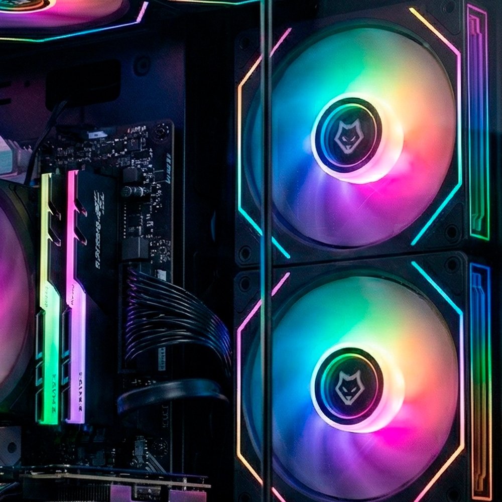 Imagem 2 de 6 do produto Ventoinha Gamer Husky Arctic Magnetic, Rolamento Hidráulico, 120mm, ARGB 5V 3-Pin - HCF400MAG