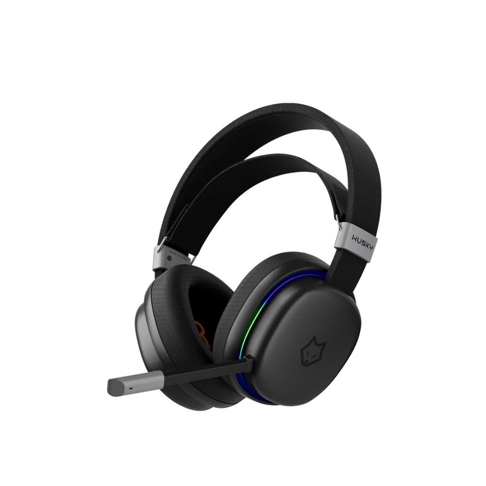 Headset Gamer Sem Fio Husky Howl, Bluetooth e USB, 7.1 surround, Driver 40mm, Microfone Omnidirecional, Bateria 7h, Preto - KGHG150WPT