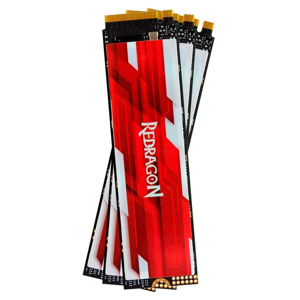 Imagem 3 de 4 do produto SSD Redragon Blaze, 512GB, M.2 2280, NVMe PCIe Gen 4.0, Leitura 7050 MB/s, Gravação 4200 MB/s - GD-706