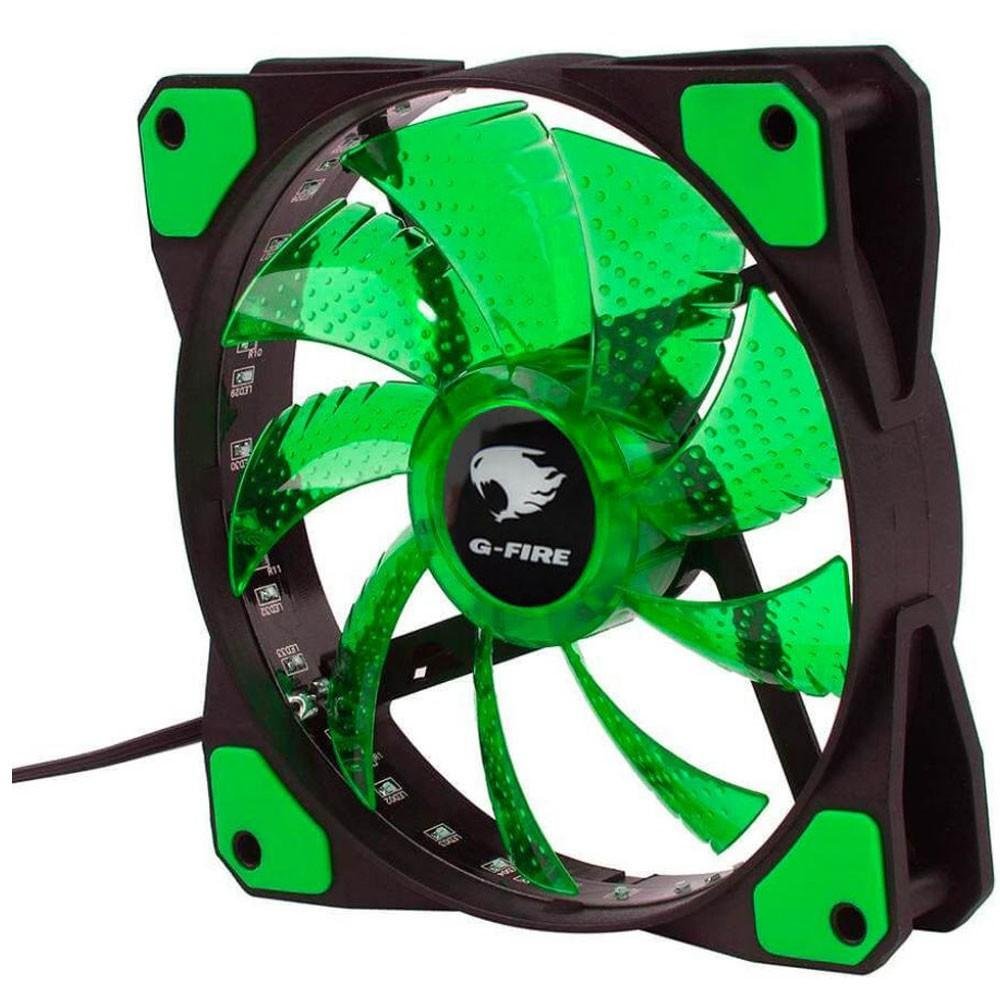 Imagem 2 de 2 do produto Cooler Fan G-Fire 12cm com LED Verde EW3212N