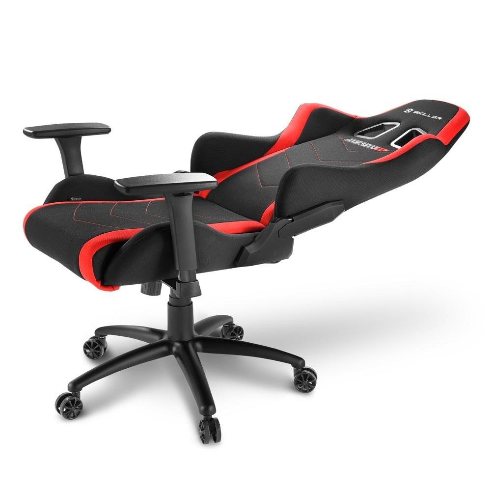 Imagem 3 de 6 do produto Cadeira Gamer Sharkoon Skiller SGS2 Black Red